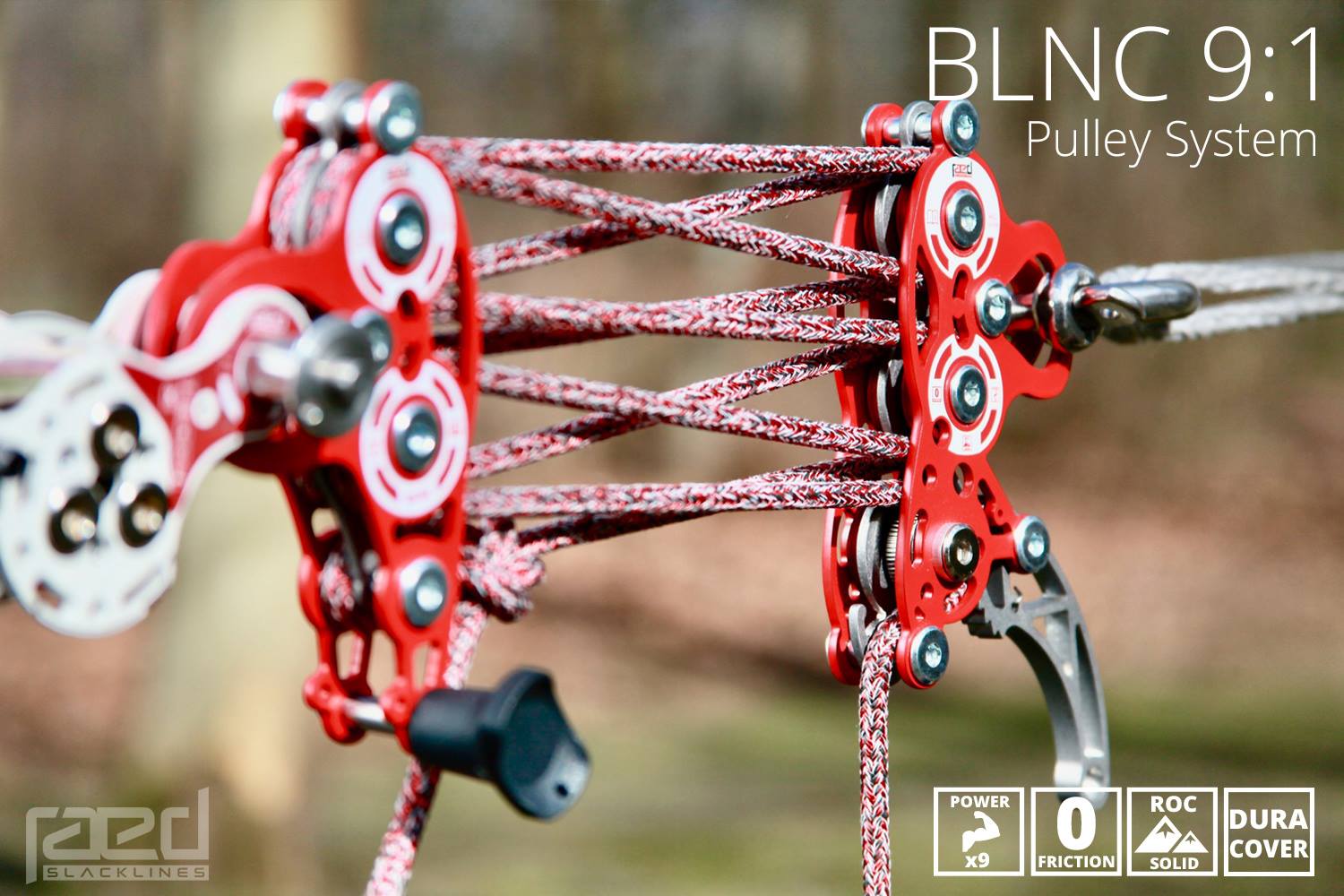 NEW: BLNC 9:1 slackline pulley system